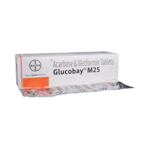 Glucobay M 25 Tablet